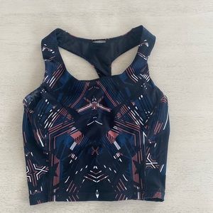 Sweaty Betty Workout Tank / Long-line Sports Bra Size small